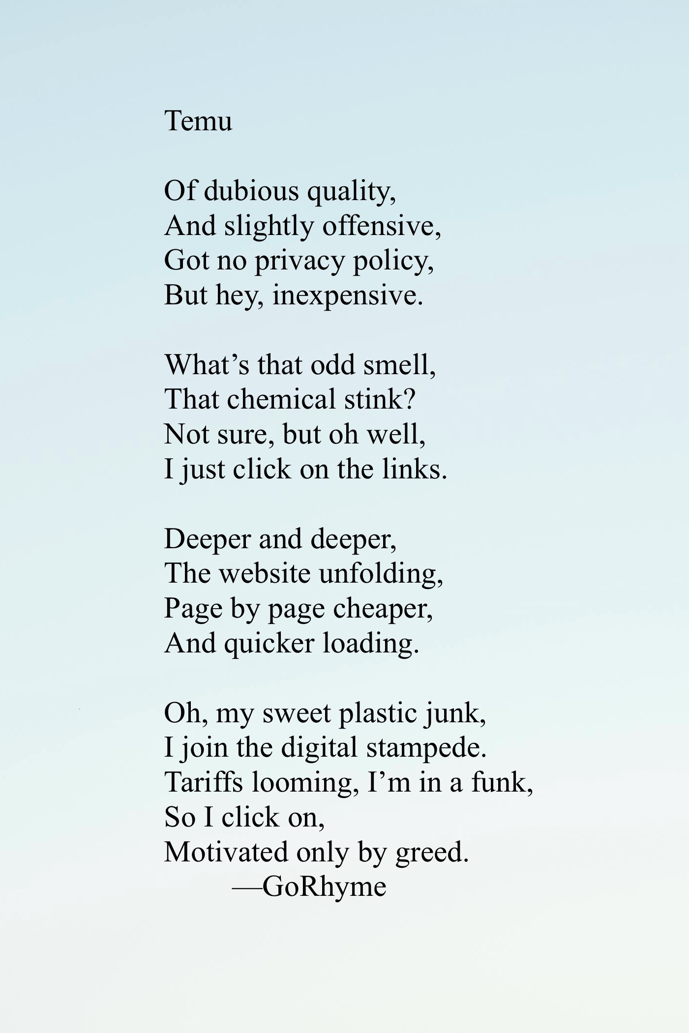 Poetry by Kelly Gray